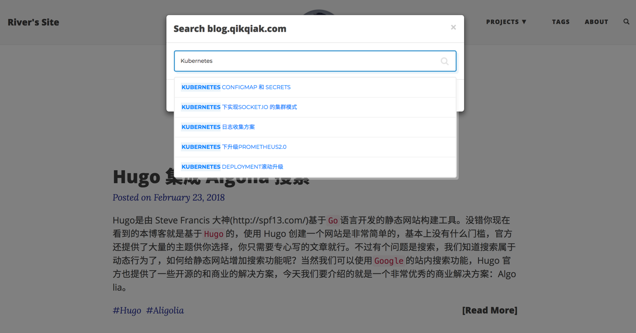 search demo
